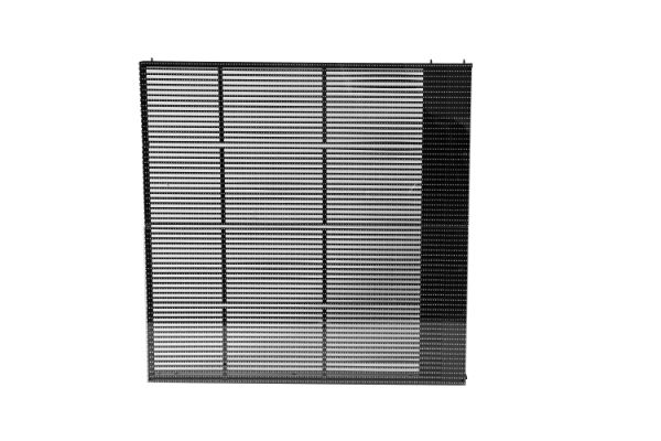 Transparent grille LED display